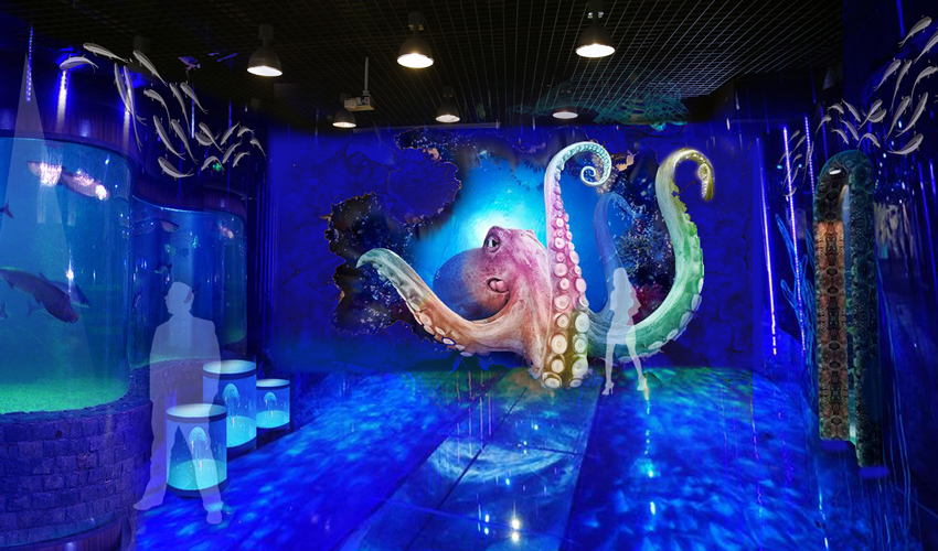 數(shù)字互動(dòng)多媒體淡水魚(yú)展館